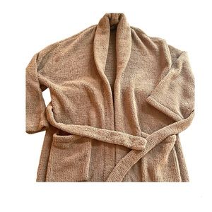Barefoot Dreams Unisex Adult Robe Color Honey.